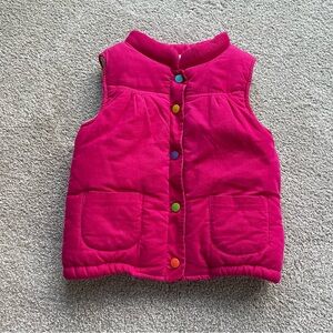 Carter’s Pink Corduroy Puffy Best, Youth Size 5
